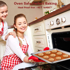 100% tapis <span class=keywords><strong>de</strong></span> cuisson en silicone résistant à la chaleur antiadhésif Silicone <span class=keywords><strong>Macaron</strong></span> bâton <span class=keywords><strong>feuille</strong></span> haute température Vesmac Gorilla Grip Logo - Product Image 6