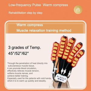 Gant de rééducation robotique à impulsions basse fréquence pour la récupération des doigts après un AVC, équipement d'entraînement à la récupération des doigts, gant de rééducation robotique - Product Image 3