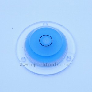 Nivel de burbuja universal con base azul y orificios de montaje para proyectos de bricolaje - Product Image 1