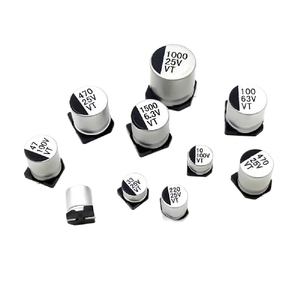 Condensador Electrolítico de Aluminio SMD 6.3V 10V 16V <span class=keywords><strong>25V</strong></span> 35V 6.3*7.7 10uf 22uf 47uf 100uf 220uf 330uf 470uf 680uf - Product Image 1