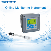 Contrôleur de pH industriel 4-20mA en ligne RS485 avec capteur de pH, analyseur d'eau OEM pour le traitement de l'eau de refroidissement IP66