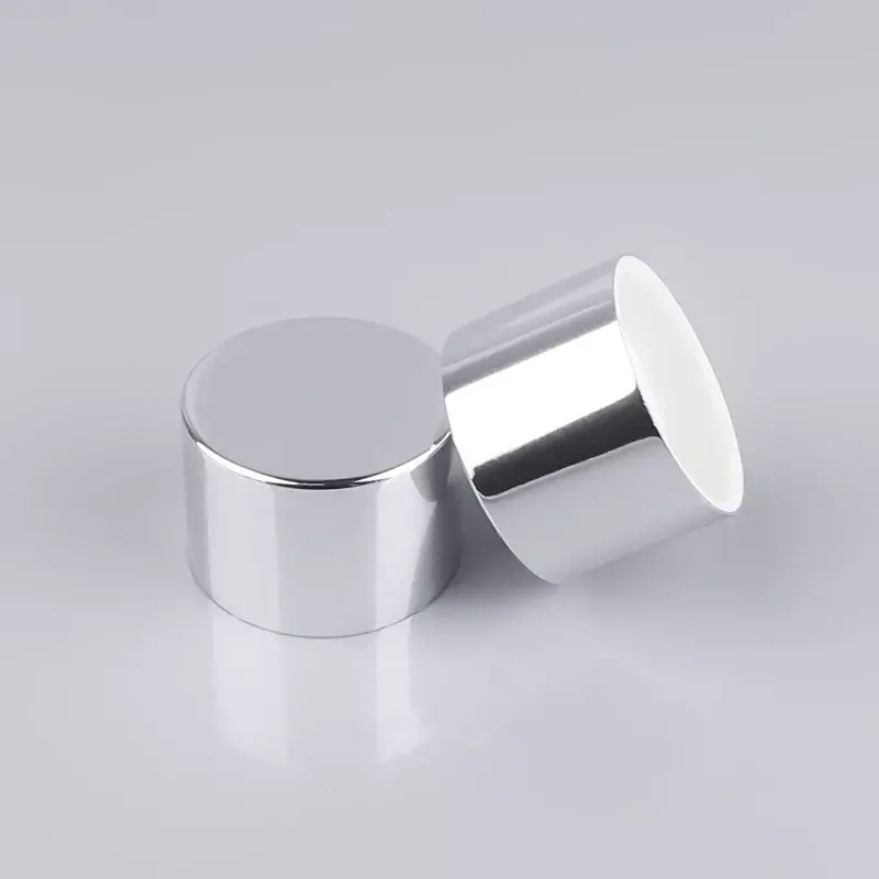 Benutzer definierte Verschlüsse Silber 28mm Schraub verschluss normaler Flaschen verschluss Deckel runde Aluminium Schraub deckel