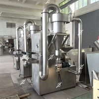 RVS Stofafzuiger Pulverisator Graan Bloem Kruidenpoeder Molen Maalmachine met Cyclone Luchtsluis