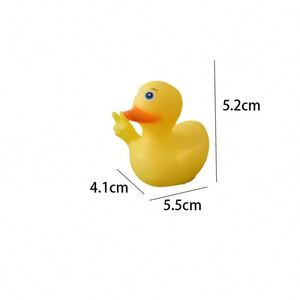 En Stock Juguete Patito Flipper de PVC, 2 Pulgadas, Modelo 53, para Jóvenes de 7 a 14 Años, Diversión con el Dedo Medio - Product Image 2