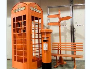 Cabine téléphonique Vintage rouge de londres à vendre, rétro fait à la main en métal, cadre Photo, porte-stylo, cadeau d'anniversaire pour enfant fille - Product Image 3