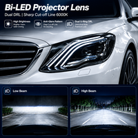 Feux avant et arrière à LED pour Mercedes Classe R W251 2005-2013, lentille fumée, clignotants séquentiels, feu stop arrière, Plug and Play
