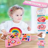 Feutre éducatif occupé livre enfants Montessori jouets feutre sensoriel livres feutre activité occupé livre Bible histoire jouets pour enfants