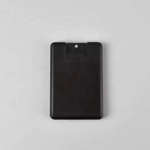 Wholesale <b>Pocket</b> Perfume Bottle 20ml Empty Transparent White Black Square Shape Credit Card Sanitizer Hand Spray Bottles - Product Image 3