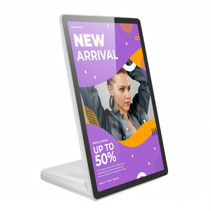 แท็บเล็ตตั้งโต๊ะแนวตั้งระบบ Android 14 หน้าจออัจฉริยะขนาดเล็กใหม่ 10.95 นิ้ว <span class=keywords><strong>Wi</strong></span>-<span class=keywords><strong>Fi</strong></span> ขอบจอบาง 64GB ระบบสัมผัส สำหรับ POS - Product Image 2