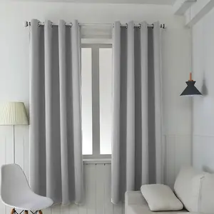 Factory Price Thermal Insulation Eyelet 100% Fashion Blackout Bedroom Curtains