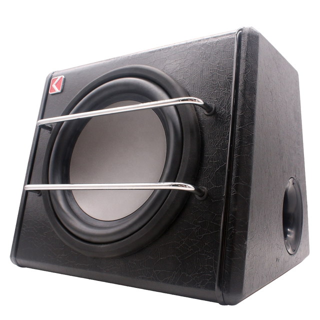 Factory Hot Selling Car Audio Subwoofer 12V Black 8 Inch Trapezoidal Car Active Subwoofer
