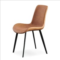 Chaises de salle à manger de style scandinave moderne, mobilier de salle à manger, revêtement en cuir PU pour hôtels, cafés
