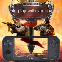 Nouvelle console de jeu portable de style classique, rechargeable, écran 5,1 pouces, jeu vidéo