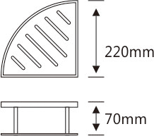 Modern 304 Stainless Steel 2-Tier Wall-Mounted <strong>Shower</strong> Caddy Corner Metal <strong>Kitchen</strong> &amp; Bathroom Storage Shelf Organizer - Product Image 5