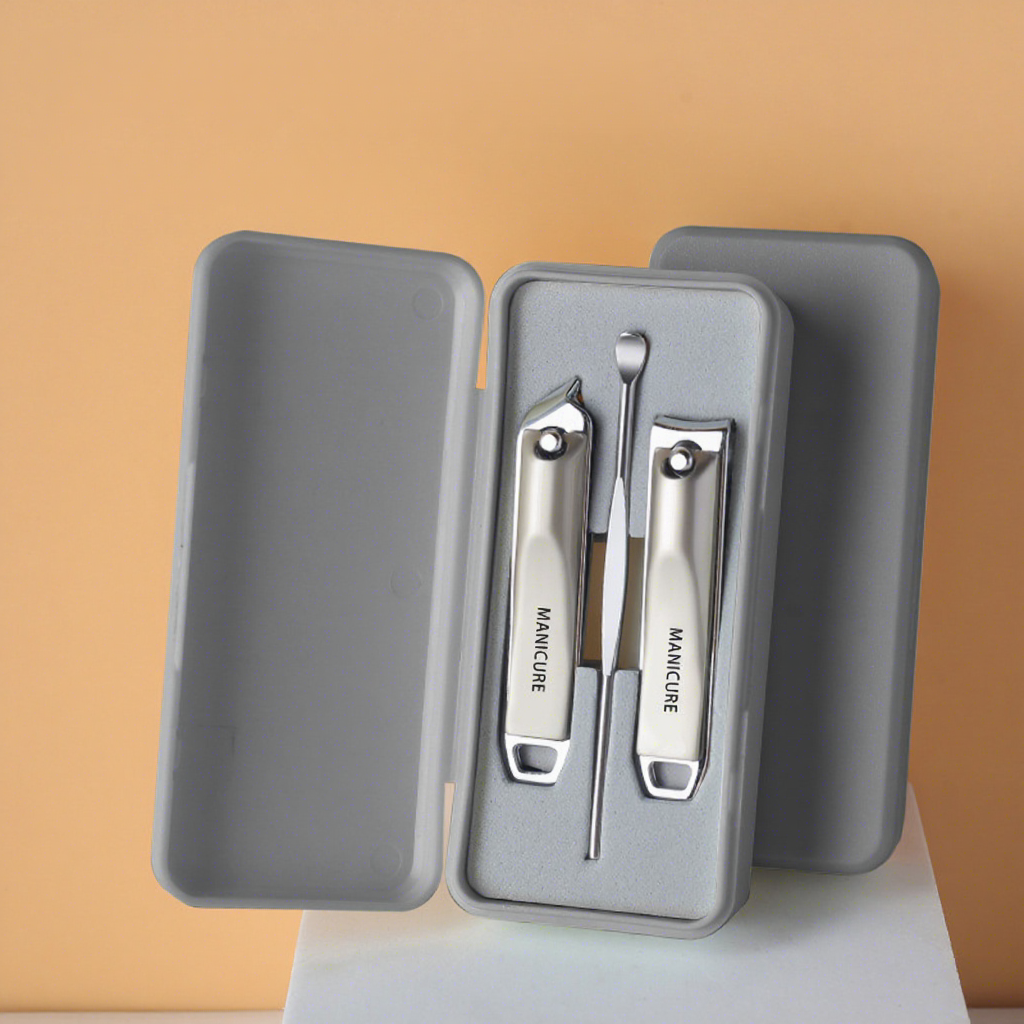 Ltz233 gold zinc alloy 3 piece set-gray box ear spoon