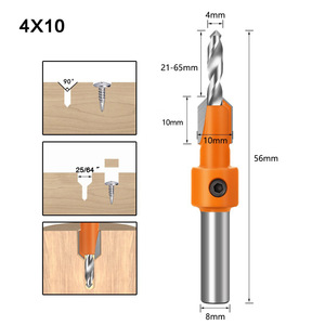 Step-Type Countersink Taper <b>Drill</b> Self-Tapping Screw <b>Wood</b> Installation Alloy <b>Bit</b> - Product Image 6