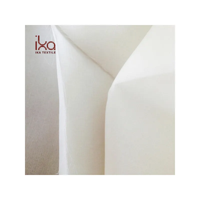 Natural White 12mm Pure Silk Satin Organza Fabric for Wedding Dress