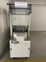 Machine d'emballage sous film rétractable à tunnel thermique semi-automatique pour rames de papier A4 BZJ5038B & BSE5040A, avec emballage en manchon et film plastique PE