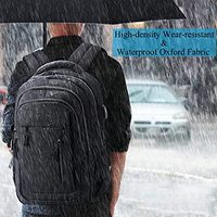 Sac à dos pour ordinateur portable de grande capacité, résistant à l'eau, avec port USB, pour les voyages d'affaires, les étudiants universitaires