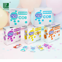 Fabricants de confiseries chinoises, vente en gros de bonbons à la menthe fruitée halal, assortiment de bonbons à la menthe moelleux, boîte de 50 g, multicolores, 12 mois