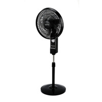 Ventilateur sur pied solaire de 16 pouces avec 4 vitesses, ventilateur de sol portable sans fil rechargeable pour la maison, le camping en plein air et l'utilisation commerciale