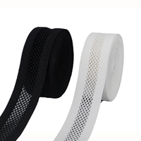 Bande élastique en maille quadrillée de 15 mm pour accessoires de soutien-gorge, bande élastique jacquard pour sous-vêtements et vêtements – Vente en gros