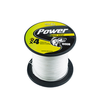 Ligne de pêche flottante tressée multifilament super résistante 4 brins 1000m multicolore en PE pour la pêche en ruisseau, lac et rivière