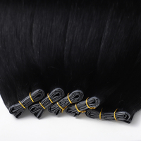 Extensions de cheveux de qualité supérieure à double couche, trame papillon injectée, trame invisible perlée avec trous, cheveux vierges à cuticules intactes