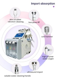 Newface 6 trong 1 bong bóng nhỏ thiết bị trên khuôn mặt hidra vẻ đẹp oxy máy bay phản lực chăm sóc mặt Hydro oxy sạch mặt máy hydradermabrasion - Product Image 2