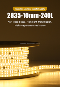 Double Row LED Strip Light Bar Flexible SMD2835 Chip 180leds/m IP67 Waterproof Outdoor Underwater <b>RGB</b> Change Color Neon Lamp - Product Image 6
