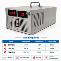 Alimentation à découpage industrielle SV-3000 3000W, sortie CC 24V 48V 110V, courant élevé 120A, transformateur AC/DC