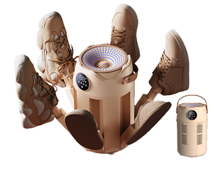 Séchoir à bottes portable à 6 bras avec écran tactile numérique, fonction désodorisante et de conservation du parfum pour la maison et les voyages - Product Image 1