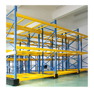 מחסן ריאקינג נייד מערכת מיסוך מתכת גיליון חשמלי נייד אנכי מדפים יחידות החלקה ארכיב מדפים - Product Image 4