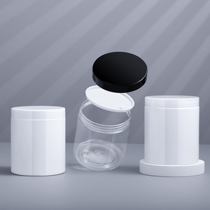 Tarro grande de boca ancha, tamaño del cuello, 89mm, latas cosméticas de plástico para mascotas, 600ml - Product Image 1