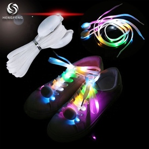 Lacci per Scarpe da Corsa LED Luminosi, Larghezza 10mm, Nylon, 3 Modalità, 7 Colori Lampeggianti - Product Image 4