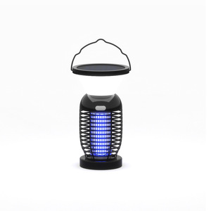 Solar Mosquito Killer <b>Lamp</b> With Flashlight For Outdoor Camping Rechargeable Lithium <b>Battery</b> Universal Plug - Product Image 2