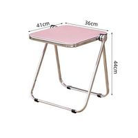 Petite table basse simple et minimaliste avec structure en métal pour salon, chambre, balcon ou loisirs en plein air, pliable