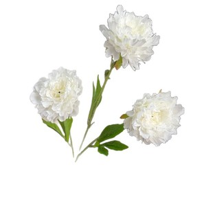 Fleur de pivoine artificielle Mu Jinxi, branche unique, fleur en soie, décoration de mariage, ornement pour la maison, décoration de salon - Product Image 4