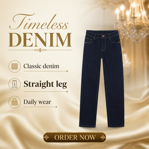 <span class=keywords><strong>Jeans</strong></span> de Mezclilla de Pierna Recta, Lavado Medio, Cintura Media, Corte Regular, Algodón, Estilo Vintage, Tejido, Casual, para <span class=keywords><strong>Hombre</strong></span>, Otoño Invierno - Product Image 5