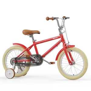 New Japanese style children's bicycles boys and girls children's bicycles 16-20 inch pedal bicycles with training wheels