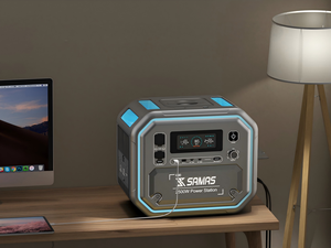 Портативная электростанция SAMAS 2400W 2048 Вт·ч, ИБП, портативный генератор, солнечный аккумулятор - Product Image 4