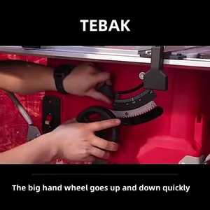 Tebak 10Inch 1800W Cắt Gỗ 255Mm Cắt Gỗ Bảng Saw Máy Xách Tay Bảng Điều Chỉnh Saw Cho Đồ Nội Thất Gỗ MDF - Product Image 3