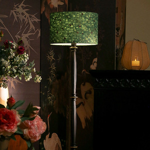 Lampe <span class=keywords><strong>de</strong></span> sol <span class=keywords><strong>de</strong></span> style français rétro du milieu du siècle, en bois massif couleur noyer, lampe fluorescente tricolore Wabi-sabi - Product Image 3