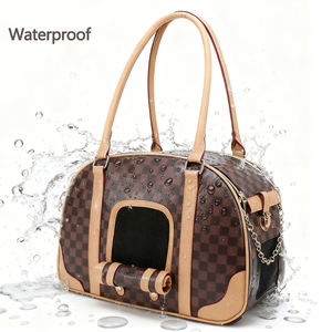 กระเป๋าใส่แมวแบบสะพายข้างเดียว ดีไซน์ทันสมัย ระบายอากาศได้ดี ผลิตจาก PU เหมาะสำหรับพาเพื่อนเหมียวของคุณไปเที่ยว ขายตรงจากโรงงาน - Product Image 4