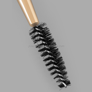 Meilleure vente d'outils de pinceau de maquillage Brosse à sourcils pour mascara à double tête marron unique Ventes directes d'usine pour rouge à lèvres Utilisation de brillant à lèvres - Product Image 4