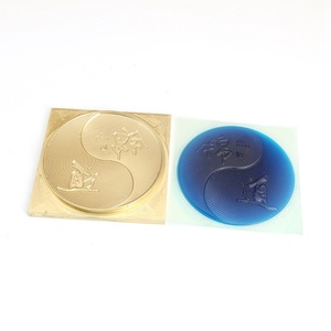 Molde de silicona 3D en relieve para estampado en caliente de cuero, tarjetas de visita, tarjetas de regalo, molde de cobre grabado en relieve - Product Image 5