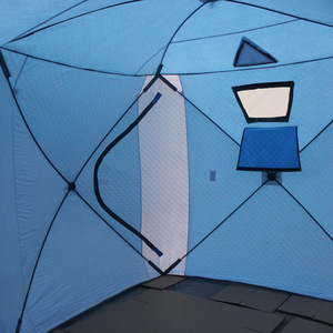 Carpa de Pesca en Hielo de 89 Pulgadas para 5-6 Personas, con Poste de Aleación de Aluminio, Impermeable, de Poliéster Oxford, Portátil, para Pesca en Invierno al Aire Libre - Product Image 1