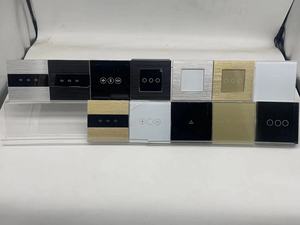 Klass การออกแบบที่เรียบง่าย3สีประกบ US/UK/<span class=keywords><strong>JP</strong></span>/Au TOUCH สวิตช์ติดผนังด้วยแอป zigbeelutouch - Product Image 5