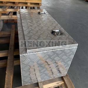 Boîte à outils en aluminium robuste sur mesure pour utilisation en extérieur sur camion, rangement d'outils étanche avec protection pour camionnette, pour vente aux enchères - Product Image 3