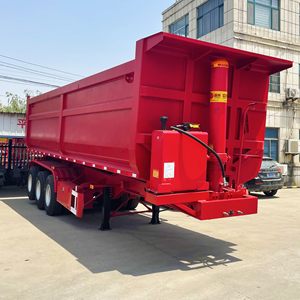 Semirremolque Volquete Trasero en Forma de U Personalizable de 3 Ejes y 40 Metros Cúbicos de Gran Capacidad, Popular en China, en Venta - Product Image 1